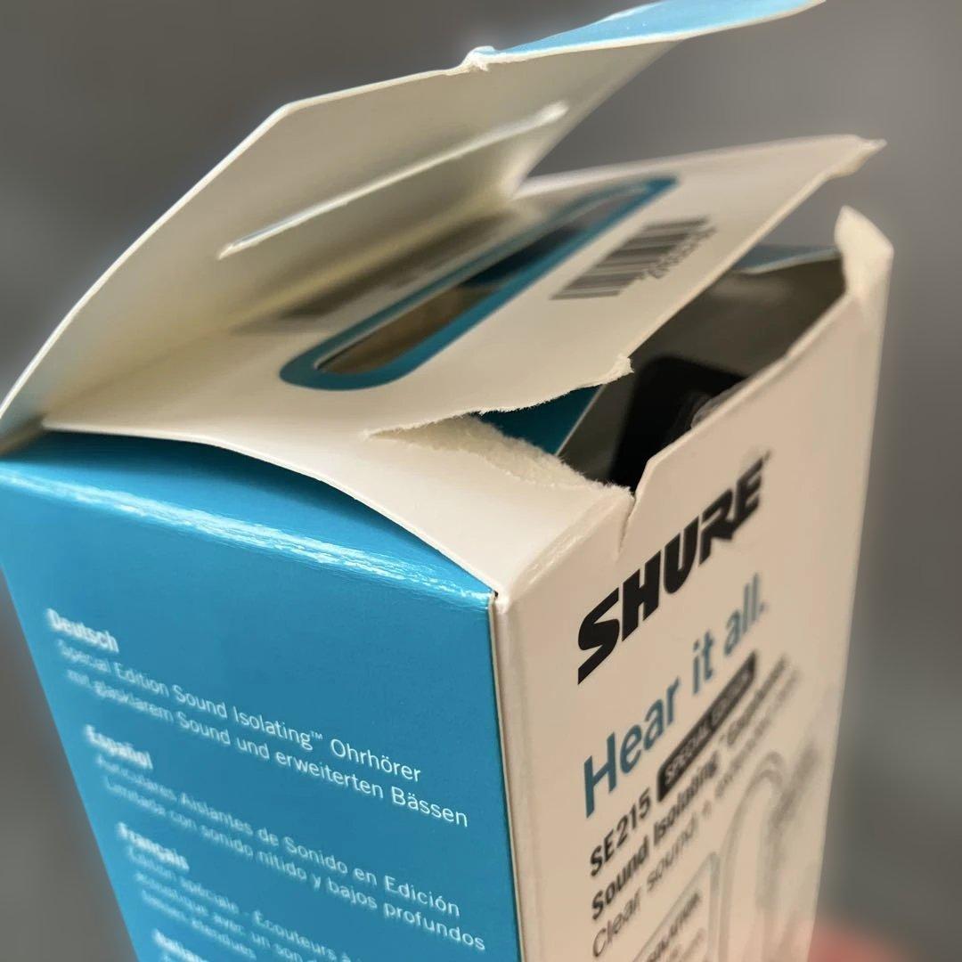 り*の様 SHURE SE215SPE-A トランスルーセントブルー