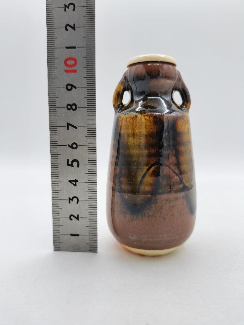 d089【新品・未使用】濃茶入 模不聞猿 笹田有祥 有栖川龍紋 木箱 茶道具