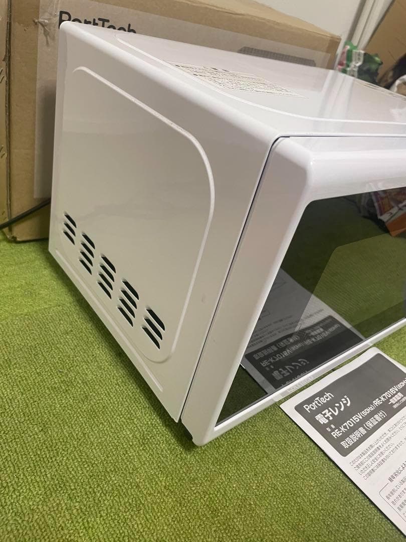 未使用近い PortTech 電子レンジ ５０Ｈｚ2021年製 東日本
