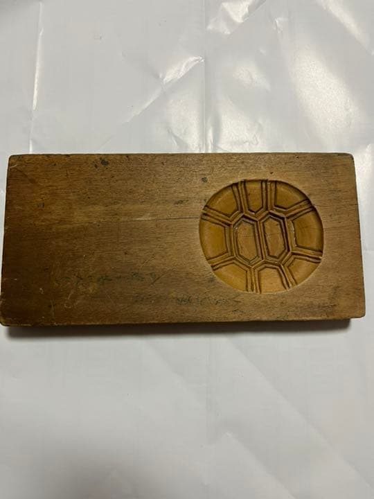 和菓子　型枠　木枠　木型　鯛と甲羅