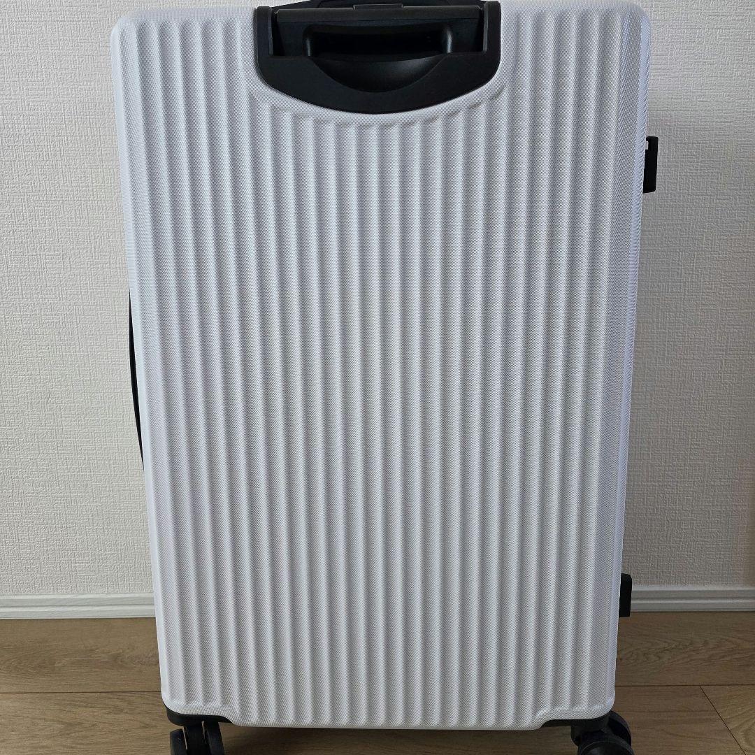 【新品未使用】ホワイト キャリーケース　Lサイズ　旅行用