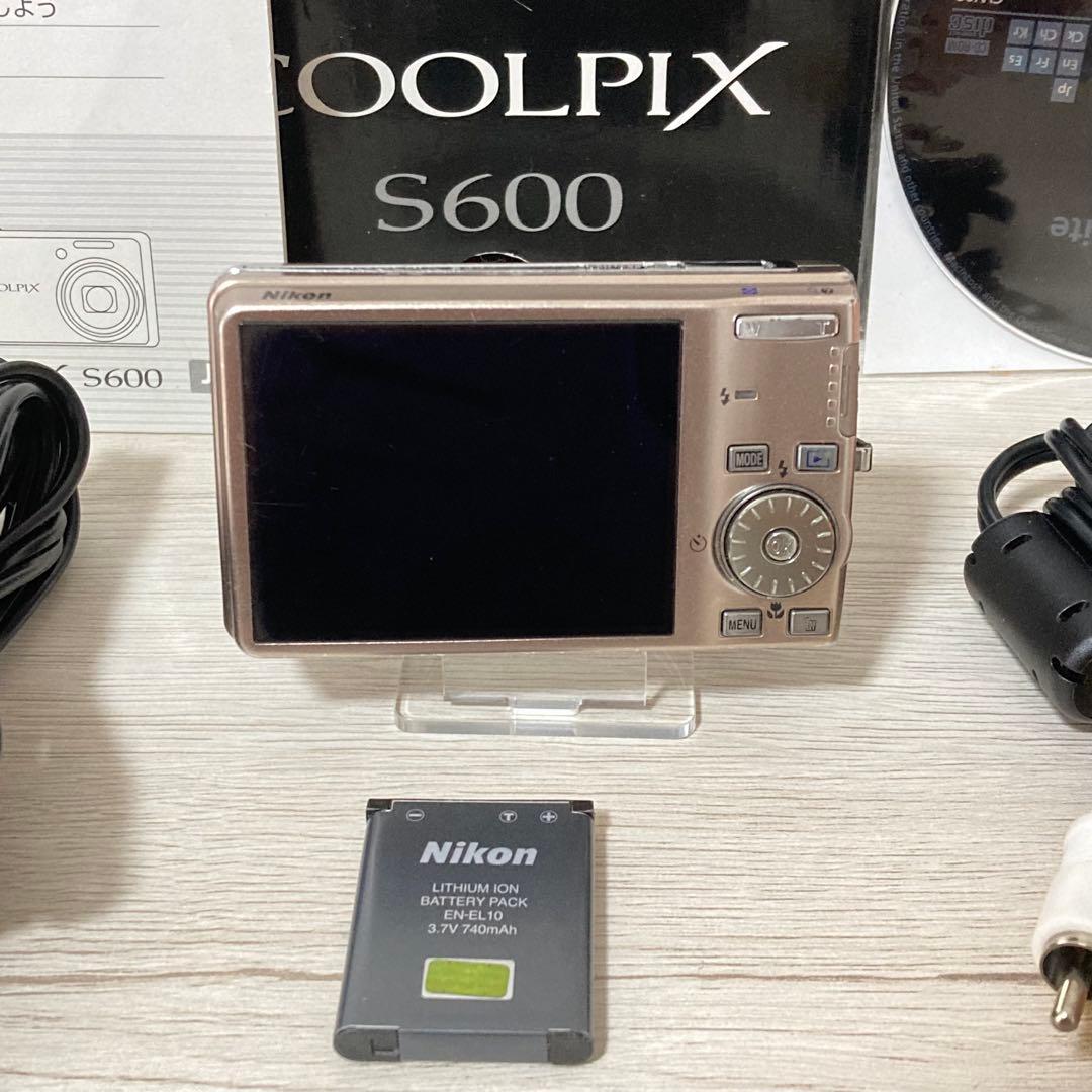 【動作確認済み・箱付き】Nikon COOLPIX S600 コンデジ 大人気