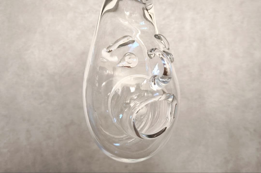 ［レア］ガラス製 顔の酒器
