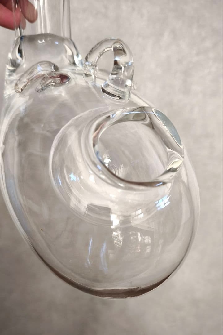 ［レア］ガラス製 顔の酒器