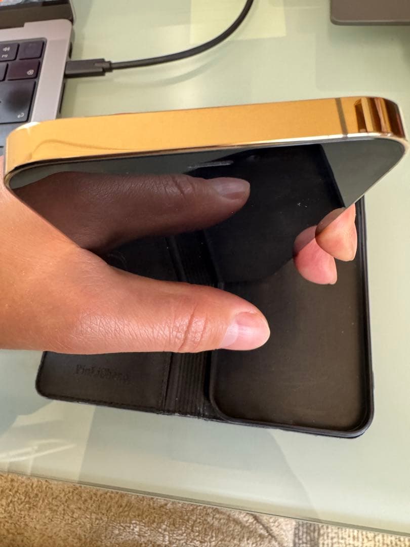 【美品】iPhone12 Pro 128GB ゴールド SIMフリー