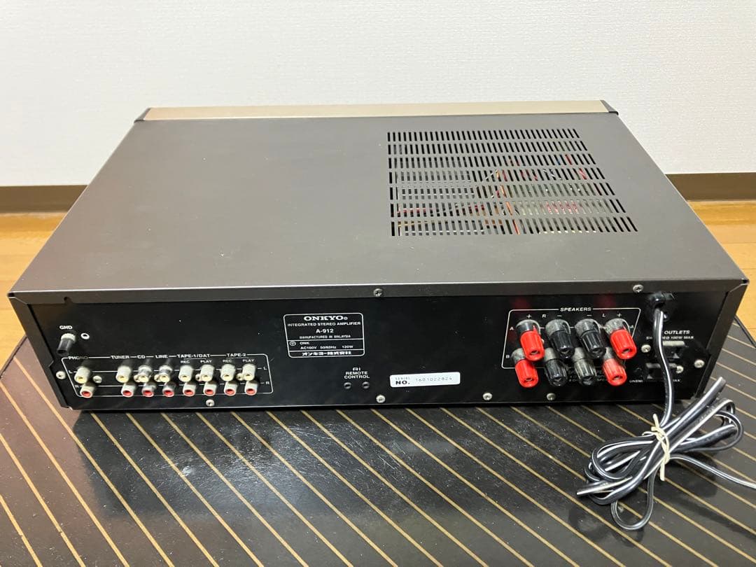ONKYOプリメインアンプ　A-912 ゴールド　リモコン付