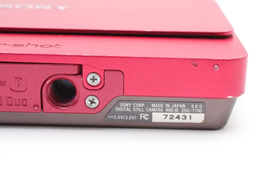 ソニー　SONY DSC-T700《本体ケース付》 M0302#A-133