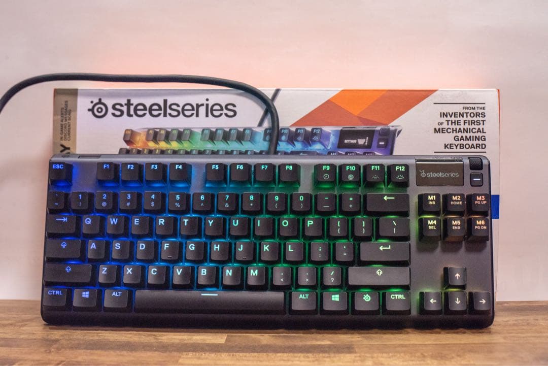 【並品】SteelSeries APEX 7 TKL 英語配列 赤軸