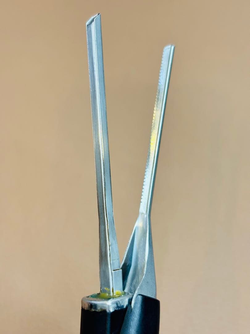 超美品　LENZ α-3レンツアイロン 5角 3ミリ　理容アイロン
