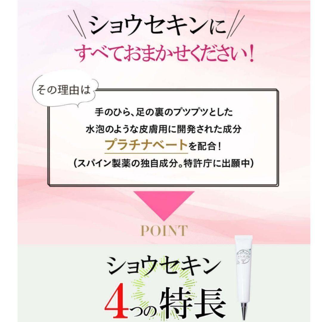 【肌荒れのお悩みに】ショウセキンクリーム 掌蹠膿疱症 プツプツ プラチナ 12点