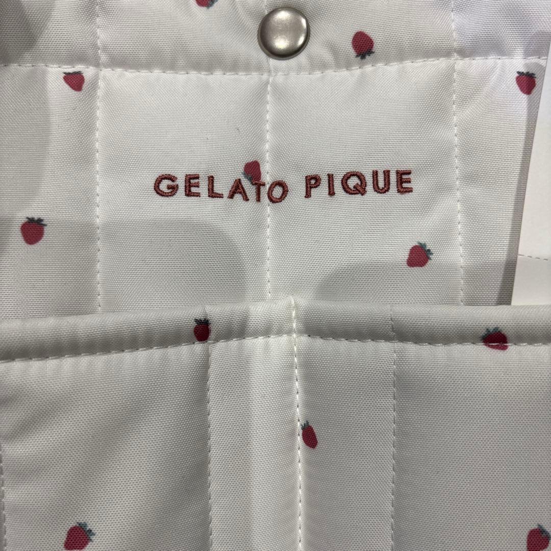 GELATO PIQUE ストロベリーキルティング散歩バッグＭピンク