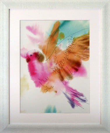 要問い合せ♥️夢を叶えたいそんなあなたへ♥️ヒーリングアート　作品　鳥　額　4種