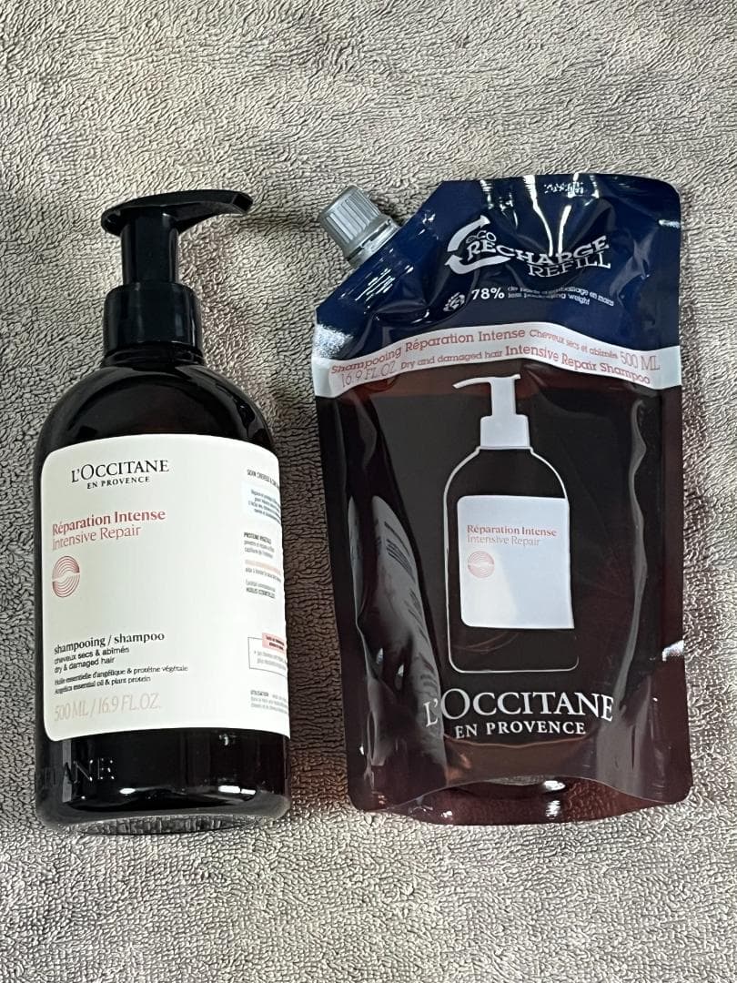 L'OCCITANE リペアリングシャンプー＆ エコリフィル 500ml