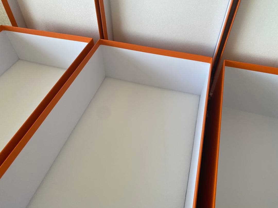 HERMES エルメス 空箱 & リボン 3セット ＋ ショッパー1枚