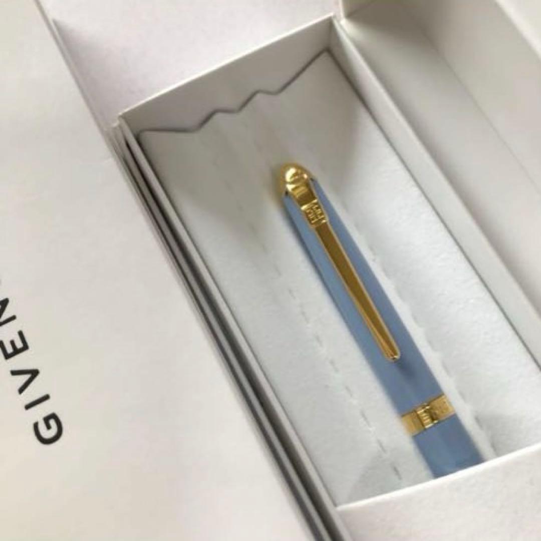新品　GIVENCHY ジバンシー　ボールペン　ブルー　未使用