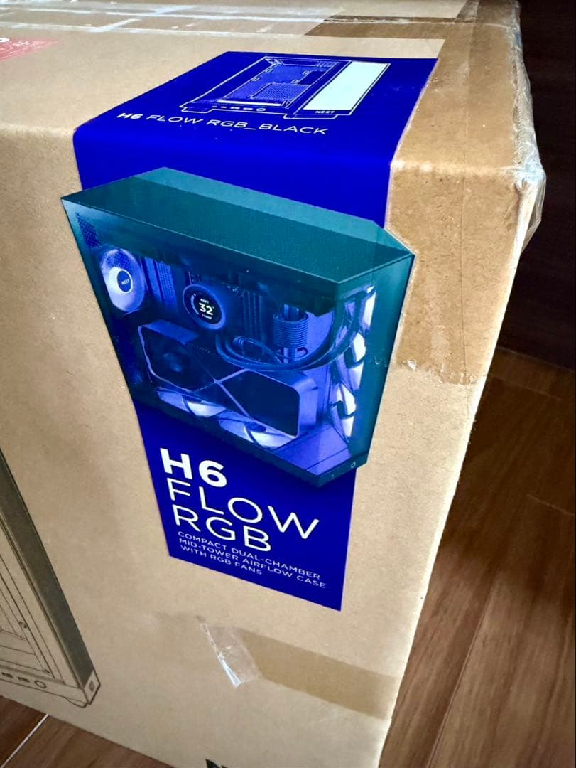 NZXT H6 FLOW RGB ブラック 未開封