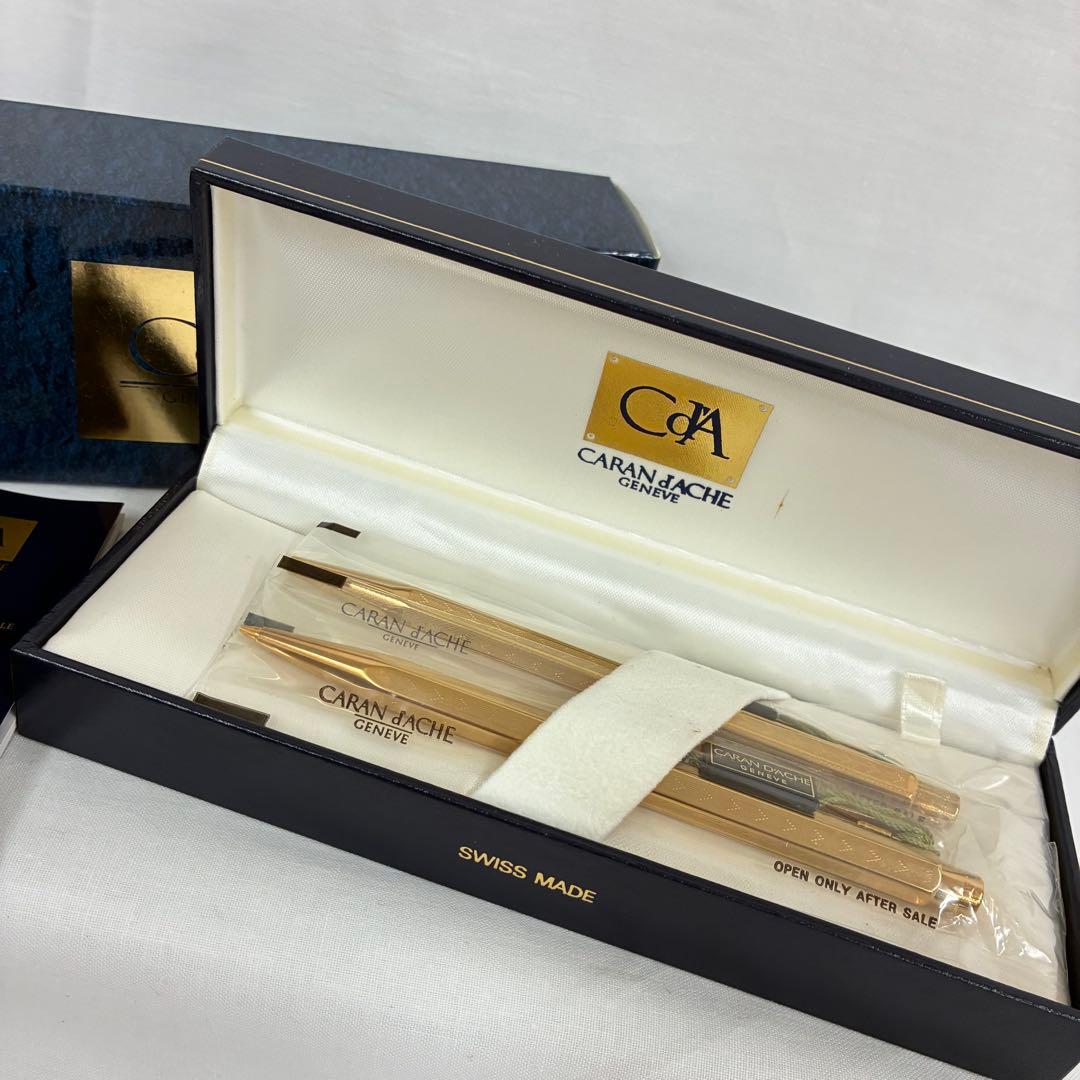 CARAN d'ACHE エクリドール ゴールドボールペン シャープペン 正規品