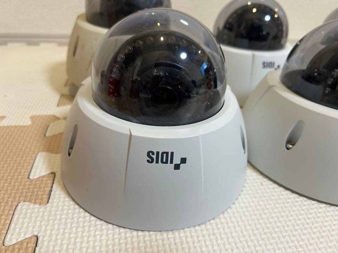 SIDI ドーム型防犯カメラ DC-D1123WR 6個セット①