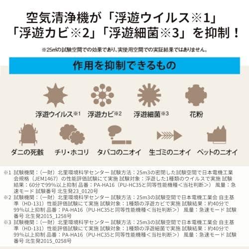 D★象印マホービン 空気清浄機 16畳 コンパクトタイプ パワフル集塵 花粉/ハ