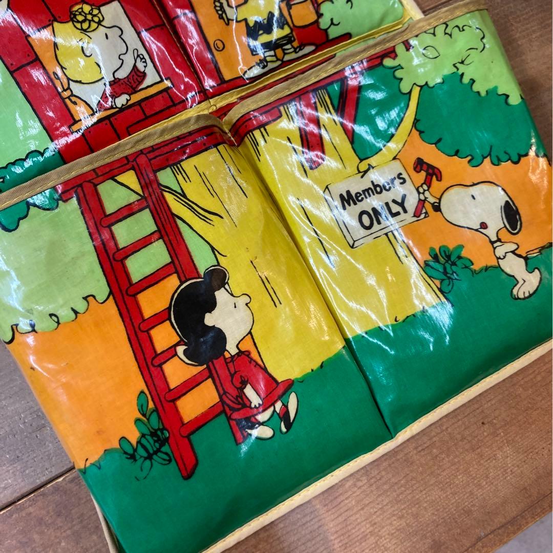 70's ビンテージ ピーナッツ ウールポケットpeanuts スヌーピー