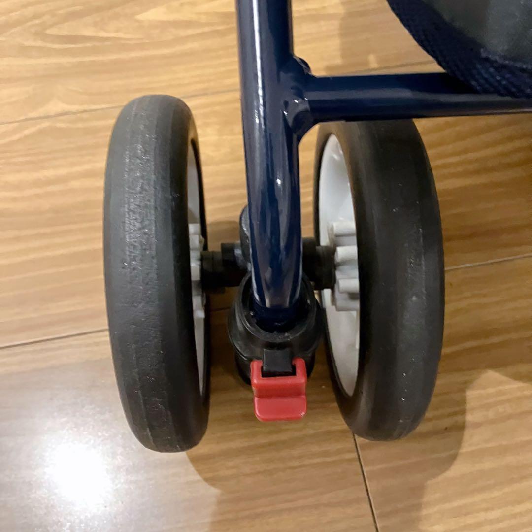 幸和製作所　アルミ製シルバーカー　 ネイビー　PW-298
