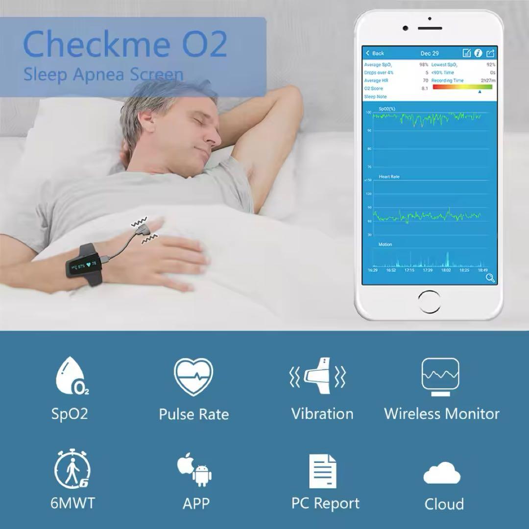 血中酸素濃度計 viatom Checkme O2