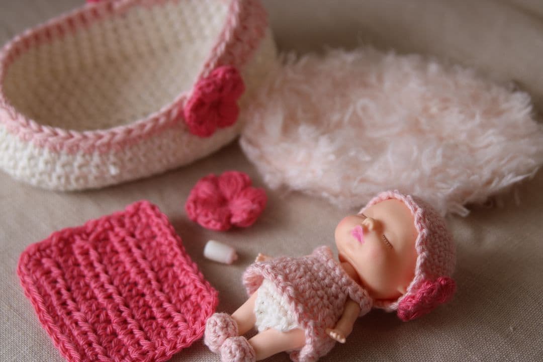 ハンドメイド スリーピングベイビー お花セット