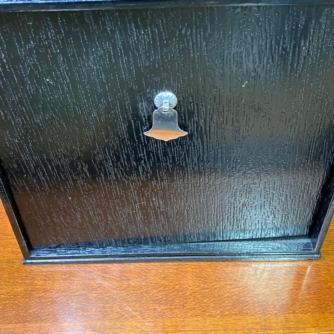 茶器入れ 短冊箱 色紙箱 茶道具 漆 T1007-6