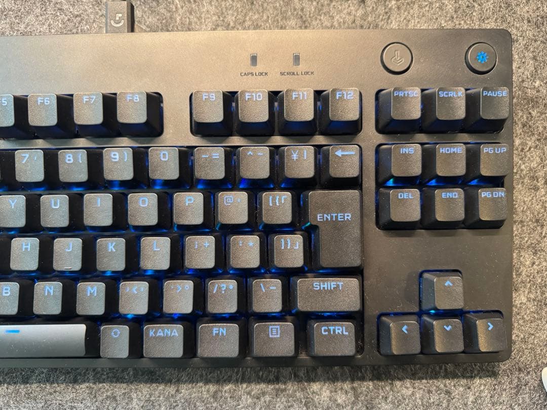 Logicool GPro X 青軸 有線キーボード