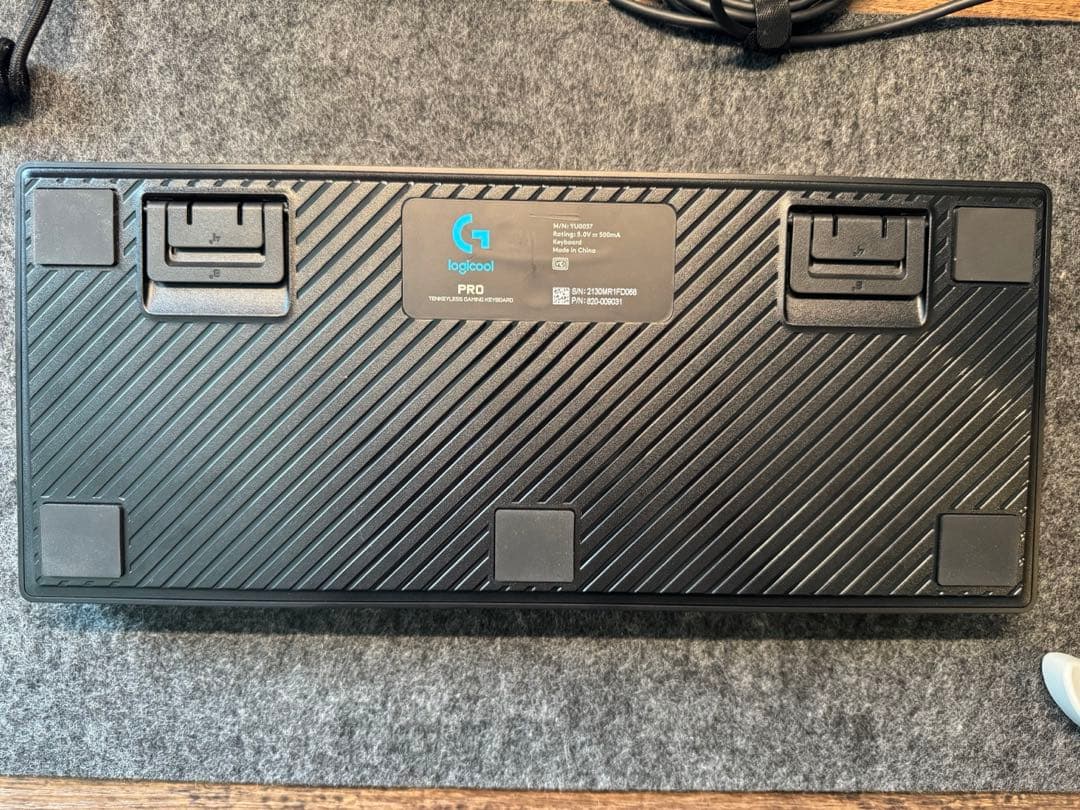 Logicool GPro X 青軸 有線キーボード