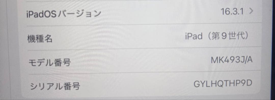 iPad 第9世代 64GB SIMフリー 美品 箱あり