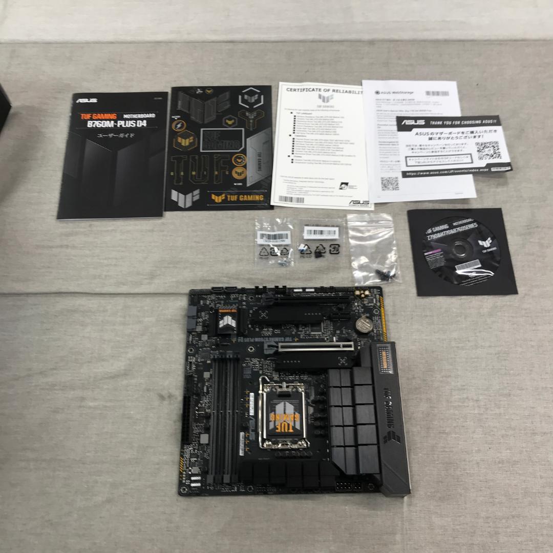 動作未確認 ASUS マザ―ボード B760M-PLUS D4
