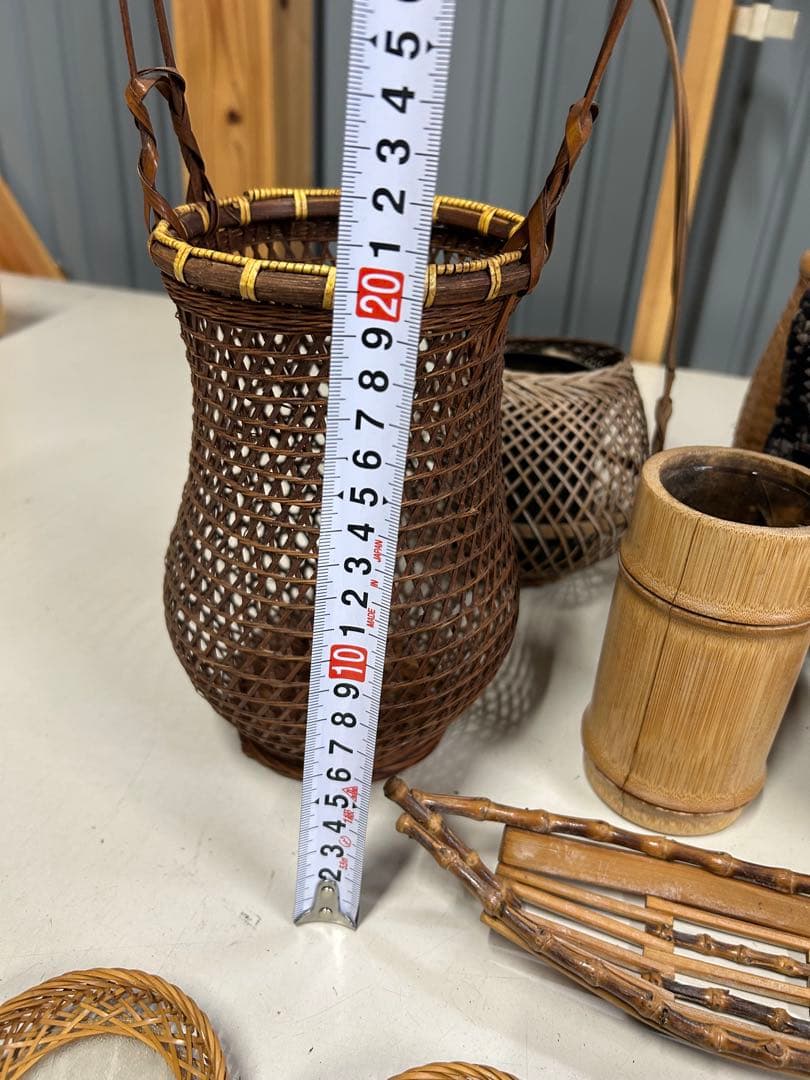 竹細工バスケット　まとめ売り