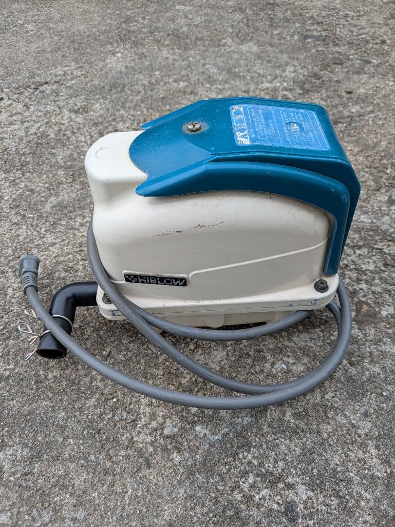 使用浅　動作品　ブロワ エアーポンプ テクノ高槻 XP-40　風量40L/min