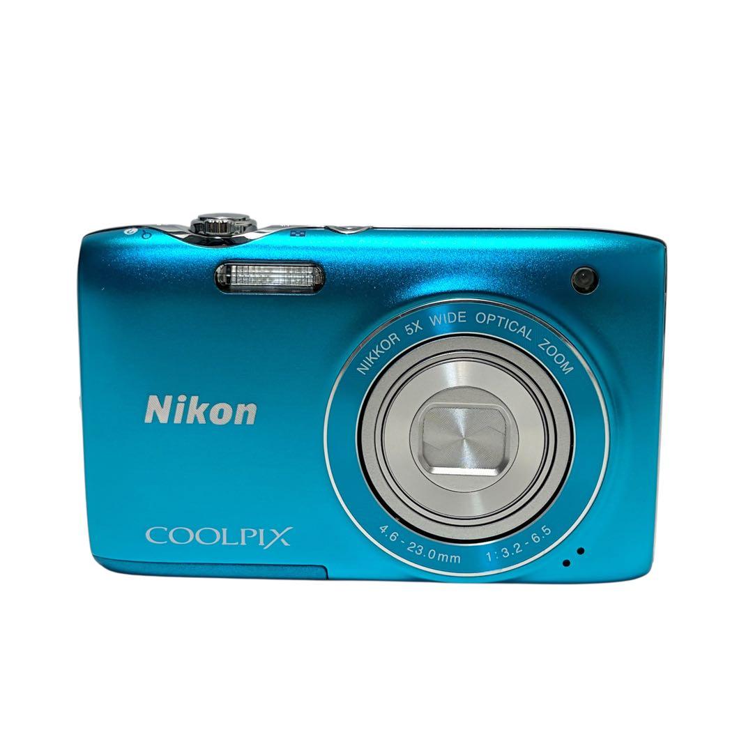 Nikon COOLPIX S3100 ブルー デジカメ 動作品