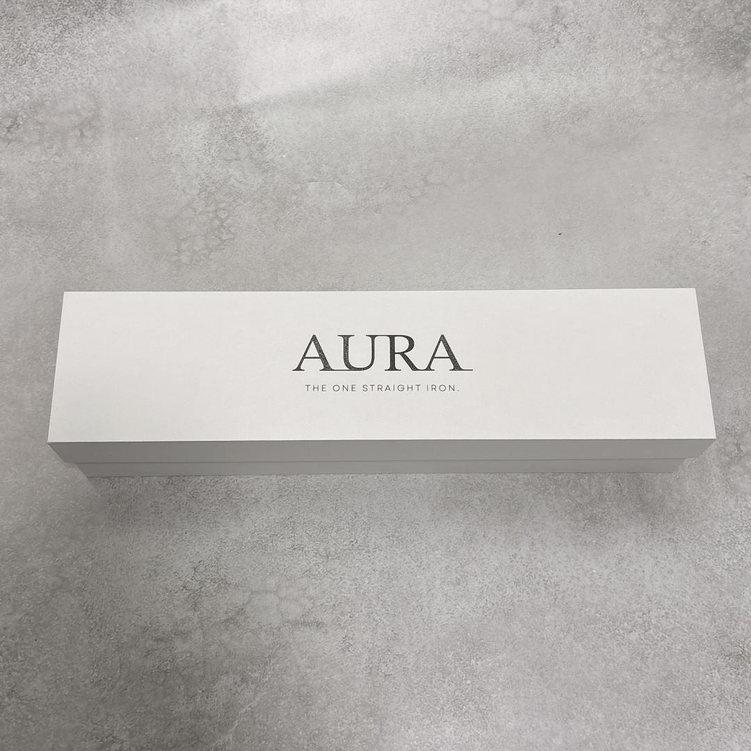 【新品同様】AURA THE ONE ストレートアイロン ベージュ ヘアアイロン