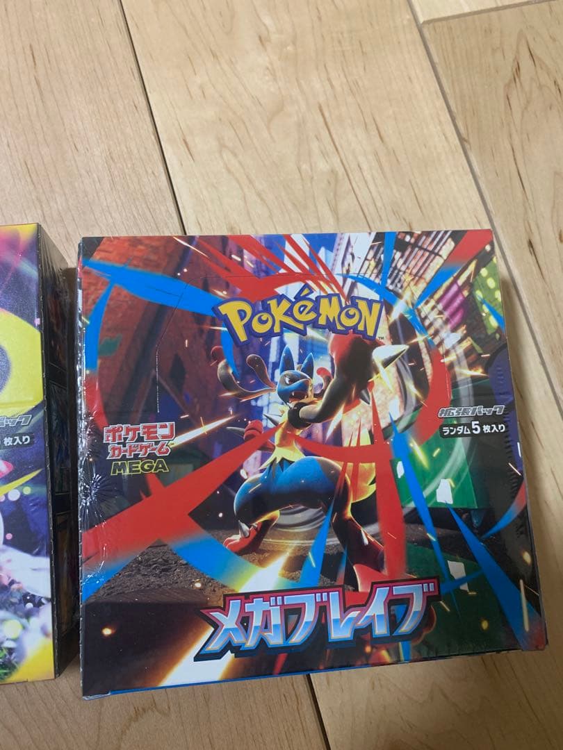 ポケモンカード メガブレイブ メガシンフォニア各1BOXシュリンク付き