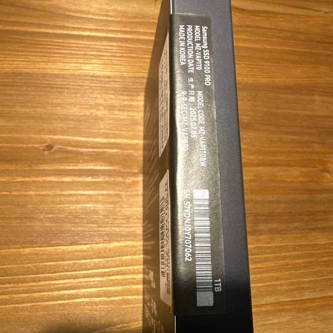 内蔵型SSD Samsung SSD 9100 PRO 1TB