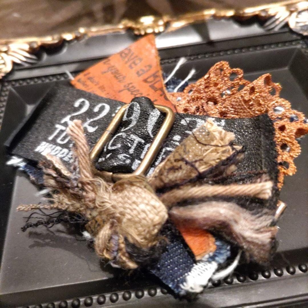 ブラック&ブラウン✨男前ヘアクリップ✨