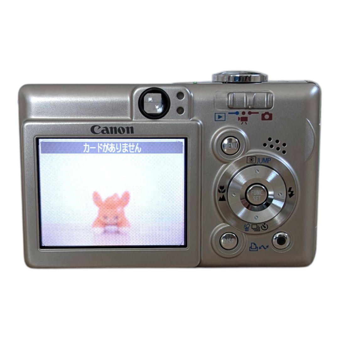 美品 動作確認済 CANON IXY 55 デジカメ シルバー 充電器 付属品多