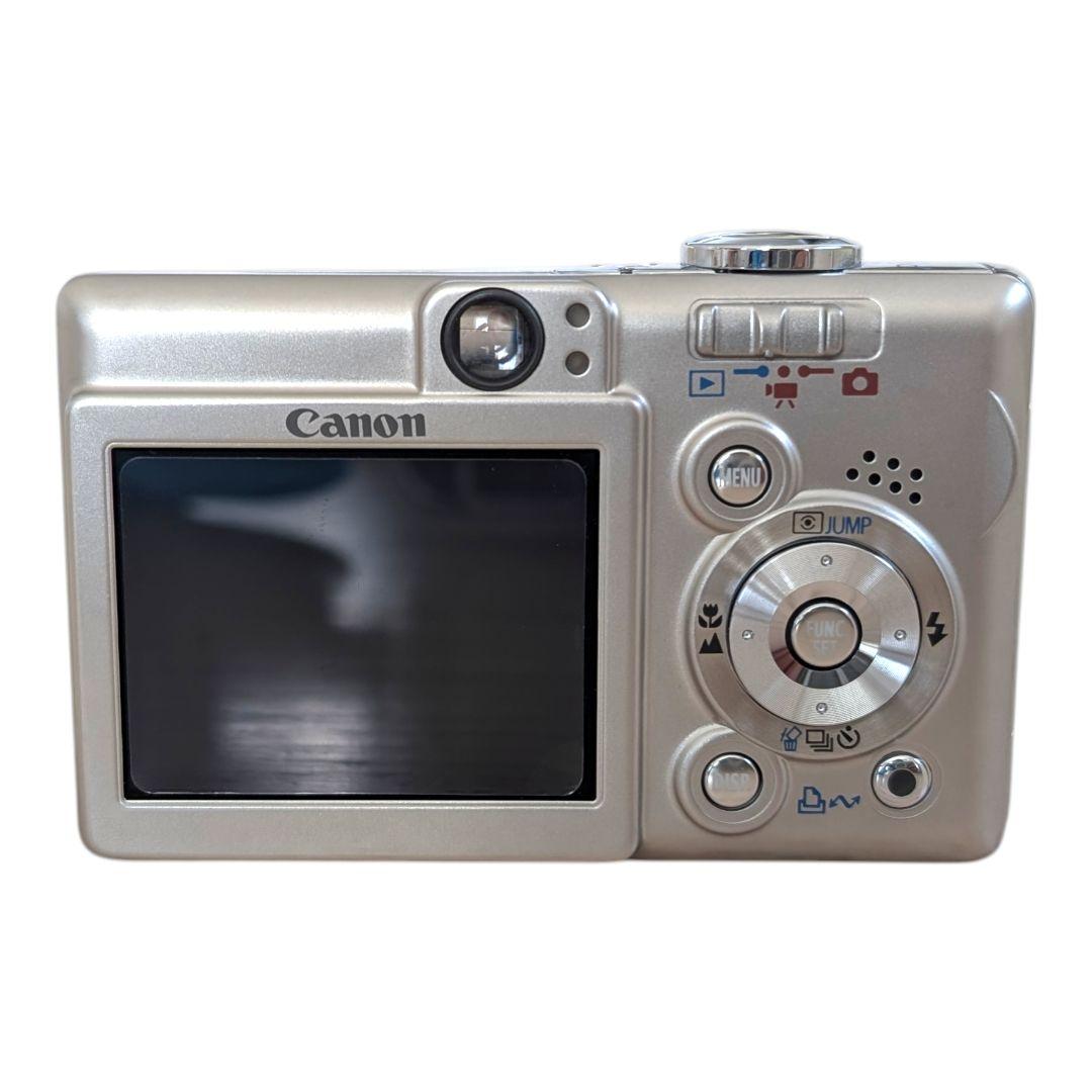 美品 動作確認済 CANON IXY 55 デジカメ シルバー 充電器 付属品多