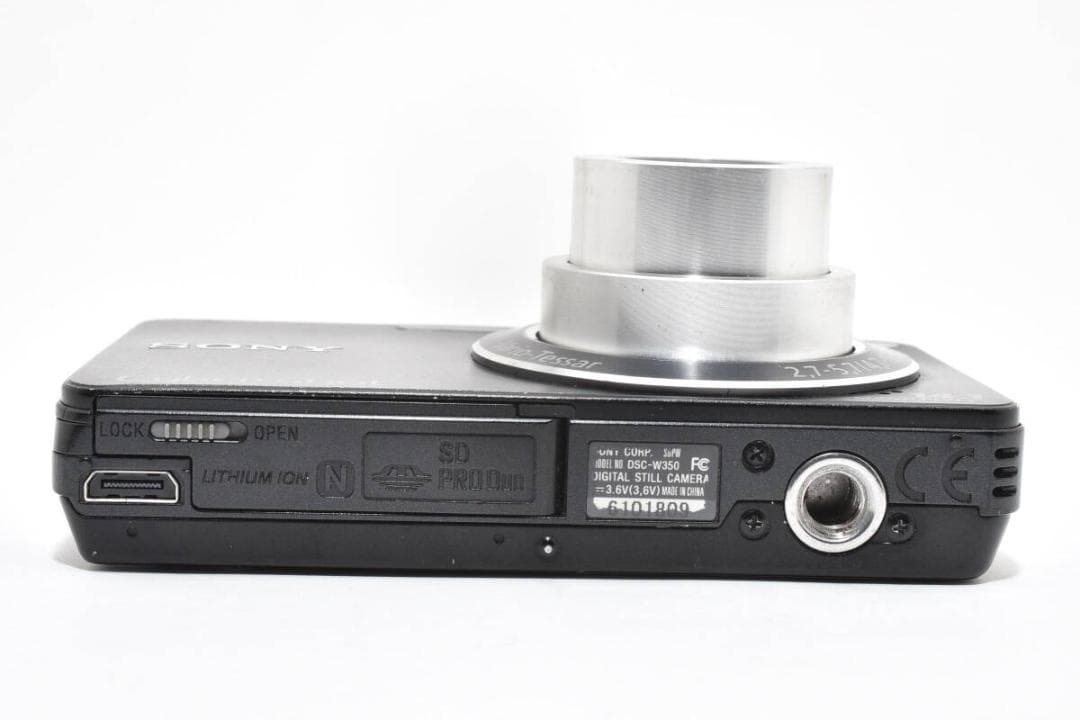 ソニー　SONY Cyber-Shot DSC-W350 ブラック
