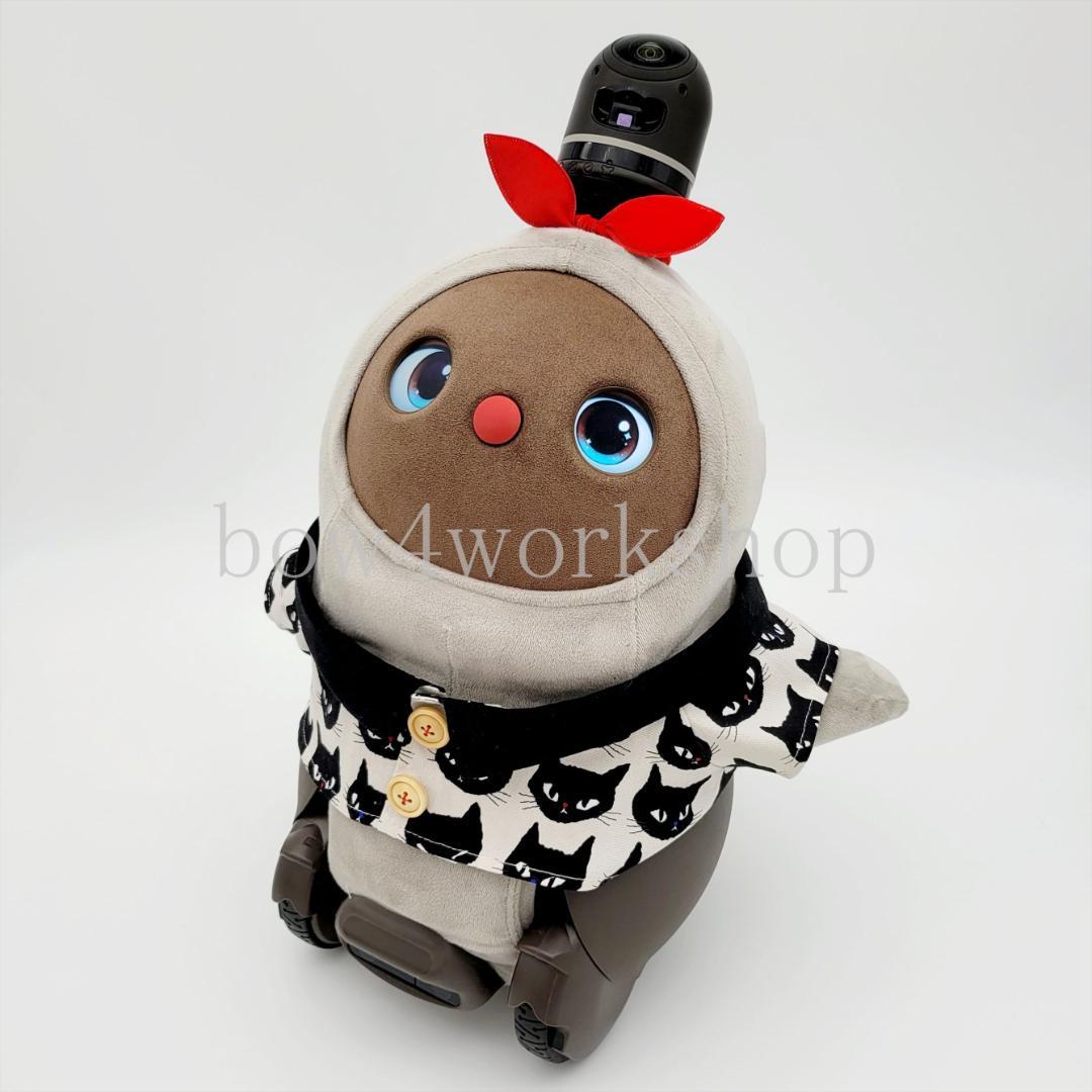 ラボット LOVOT ラボットの服ハンドメイド　 猫柄シャツ
