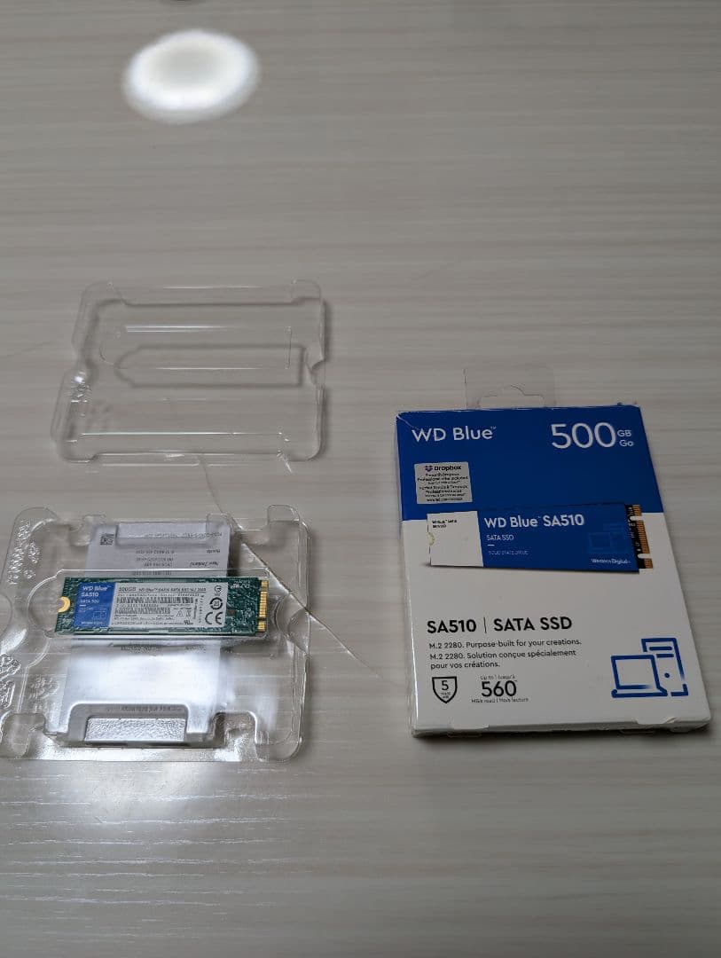 内蔵型SSD WD Blue SA510 M.2 2280 500GB SSD