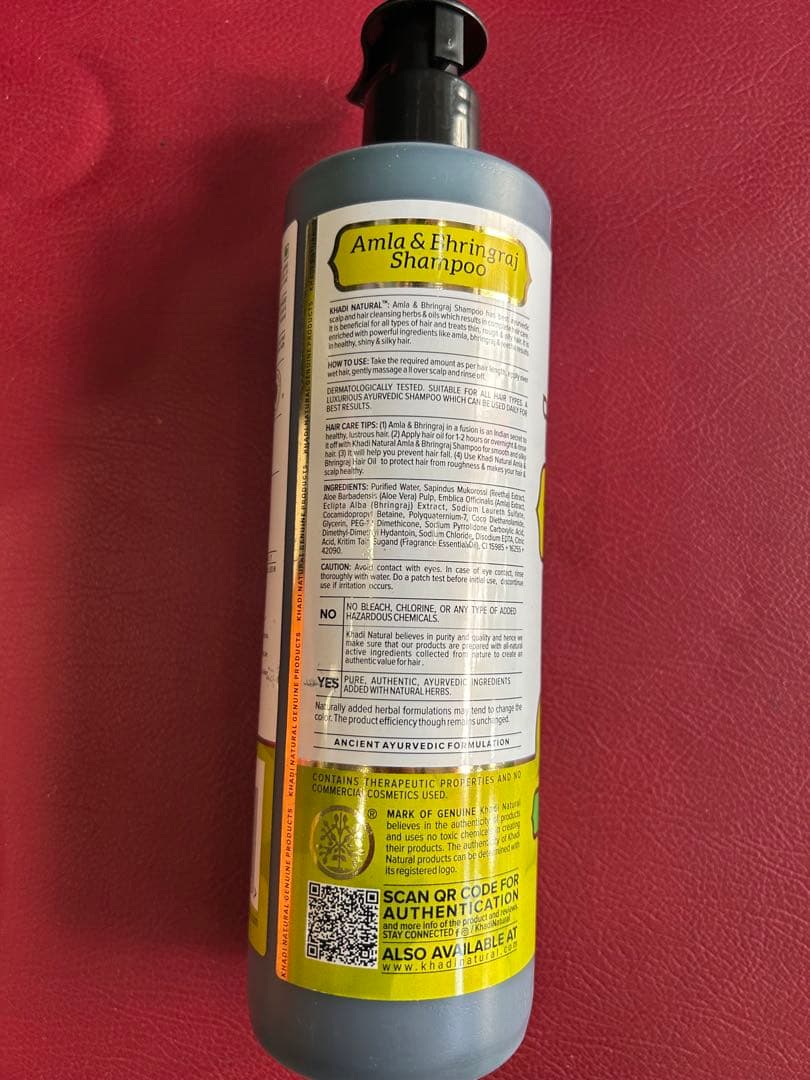 シャンプー Khadi Natural Amla & Bhringraj Shampoo
