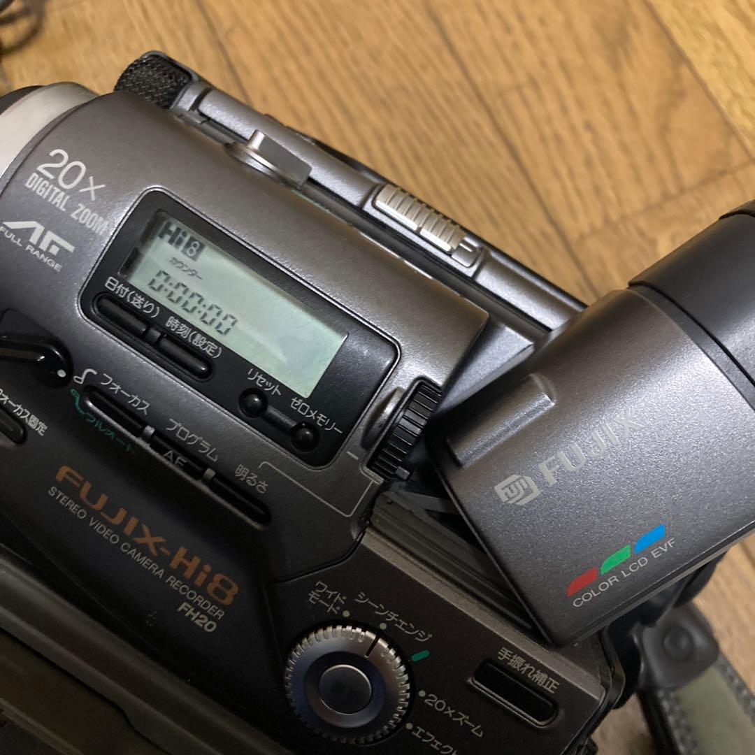 FUJIX-Hi8 ビデオカメラ　FH20 簡易動作確認済み　説明書付き