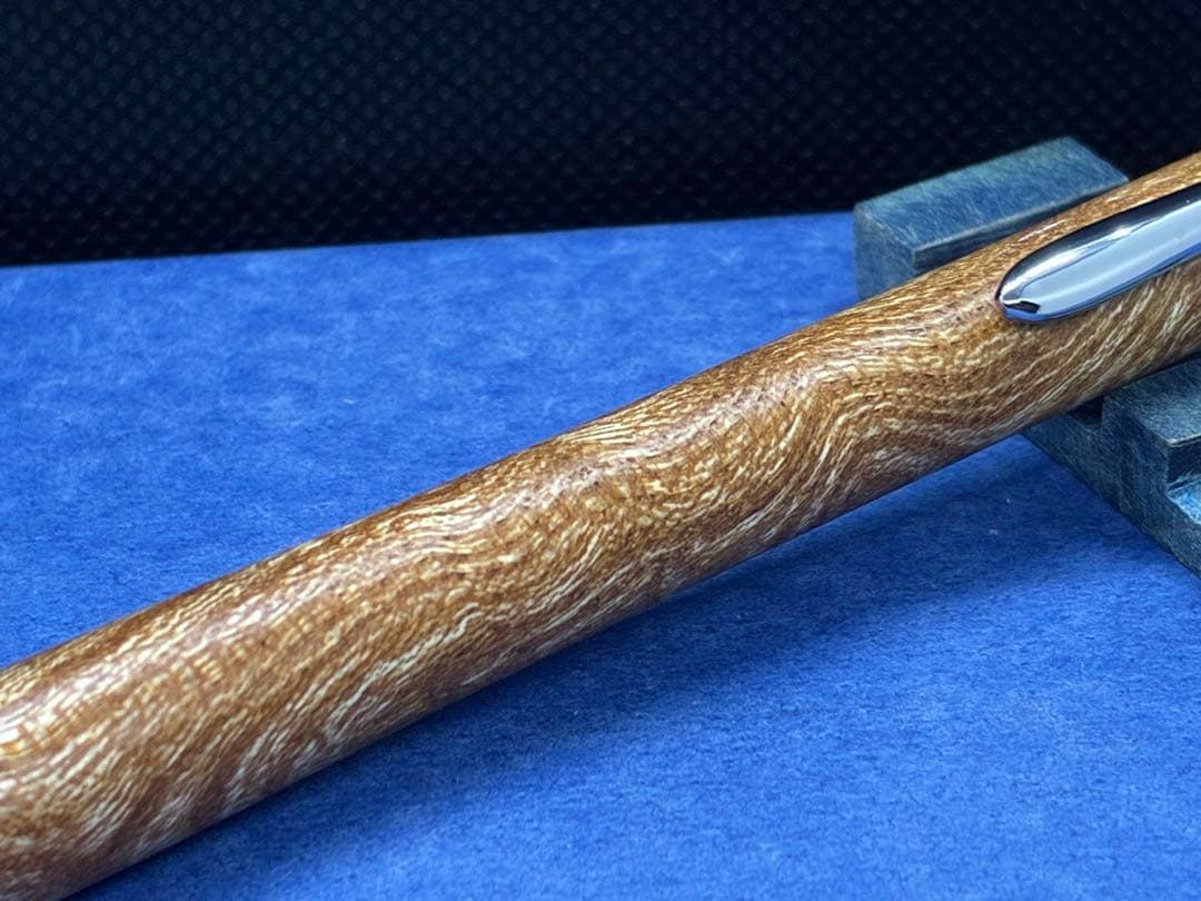 【早い者勝ち】欅玉杢　シャーペン0.5 加藤金属　木軸ペン　ハンドメイド
