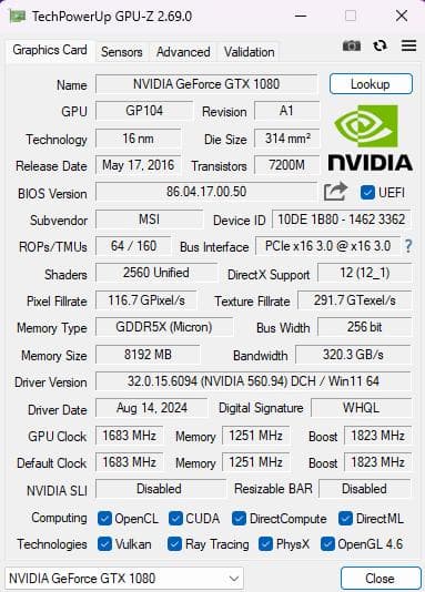 (ジャンク)RTX2080Ti GTX1080 GTX980 セット