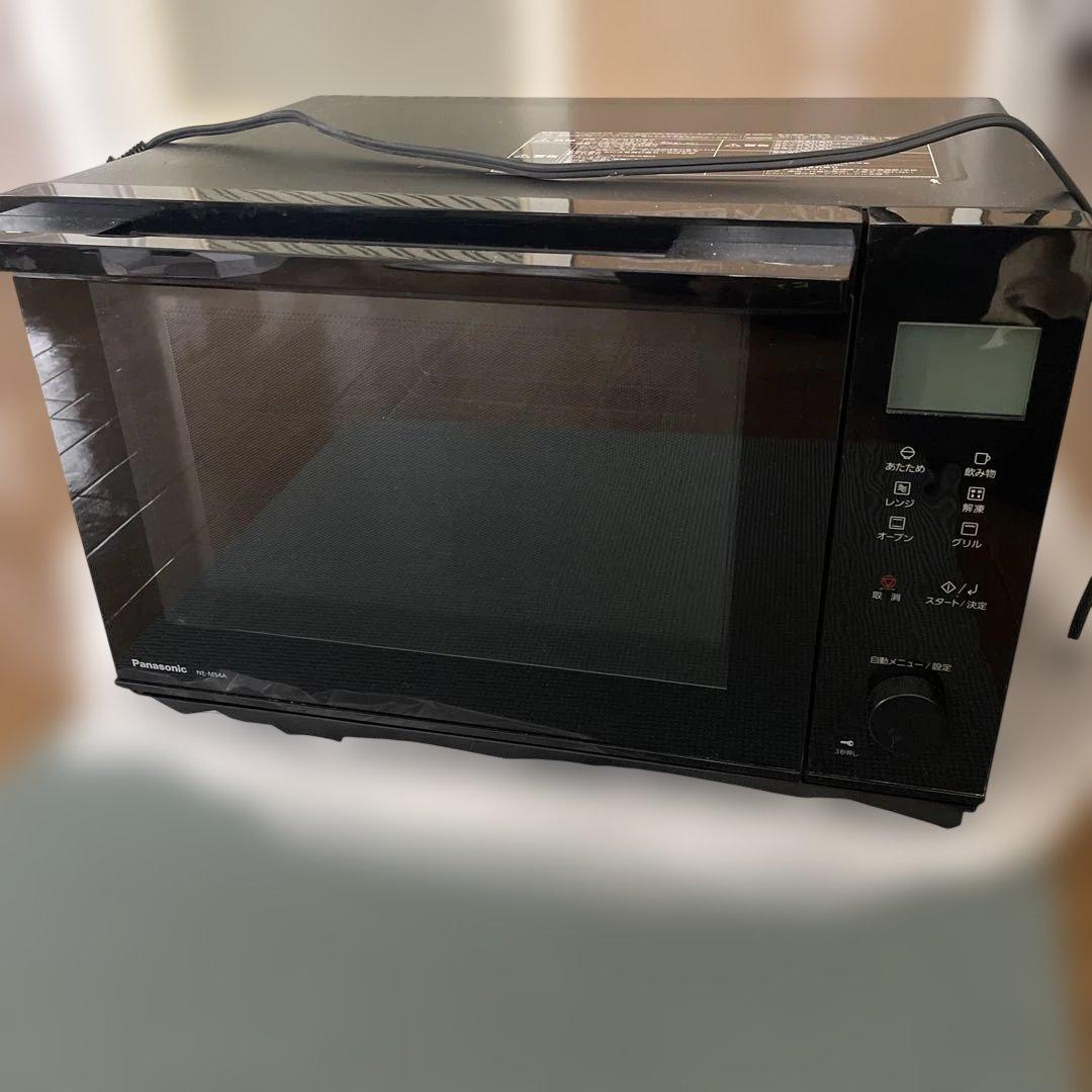 ◎ジャンク品　Panasonic NE-MS4A-K オーブンレンジ黒2022年