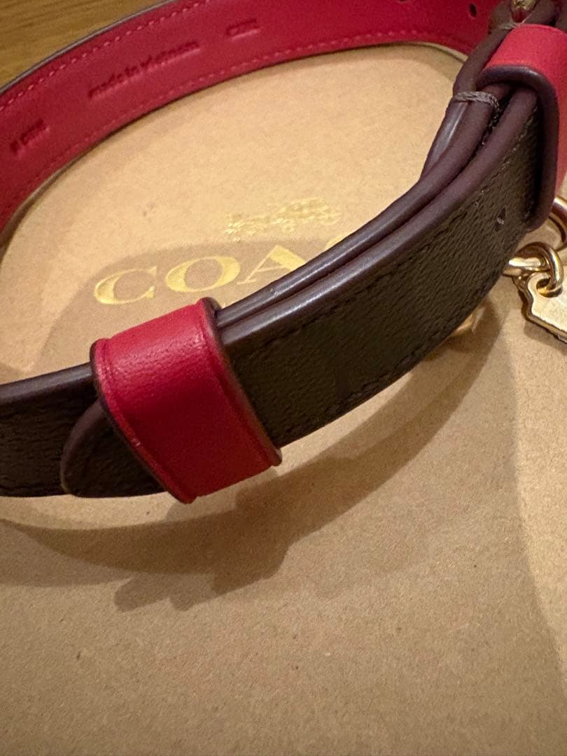 COACH dog collar コーチ犬の首輪　新品未使用